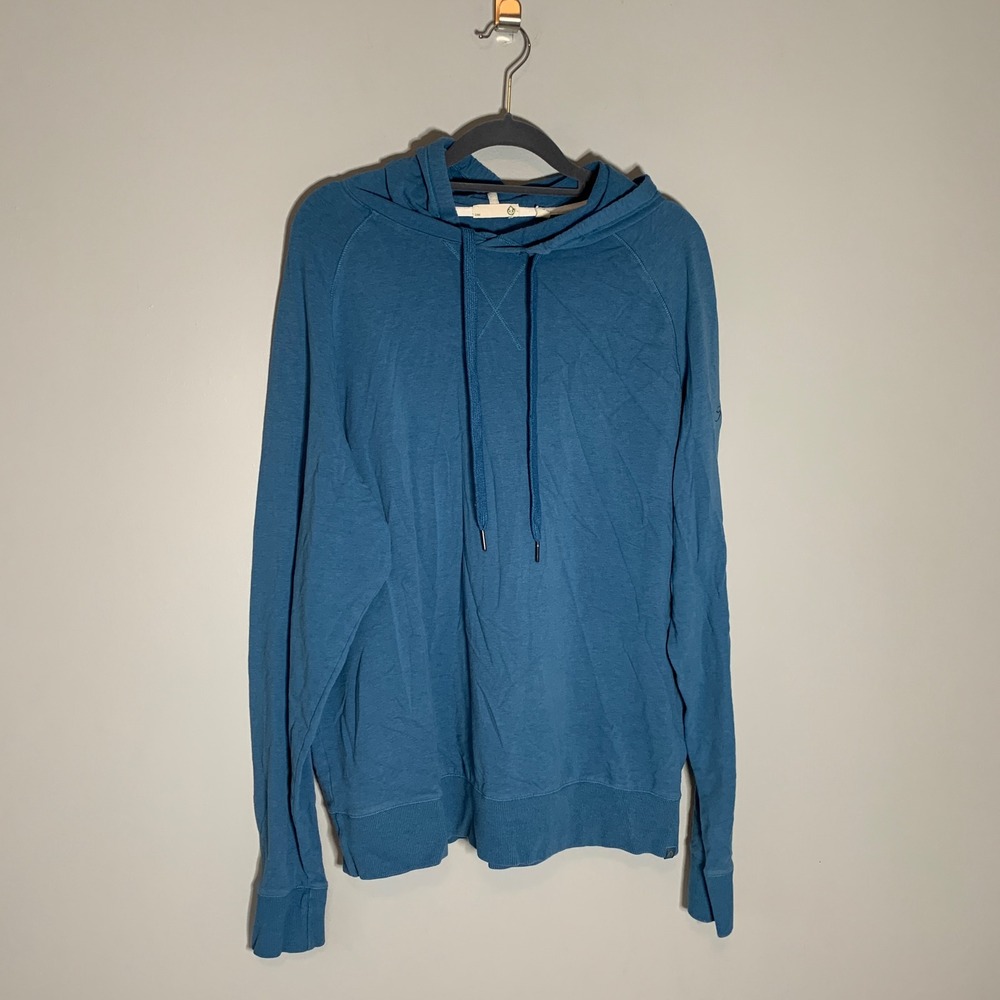 Tasc Mens Blue Cotton‎ Blend Hoodie Sweatshirt Kiawah Island Club Embroidered